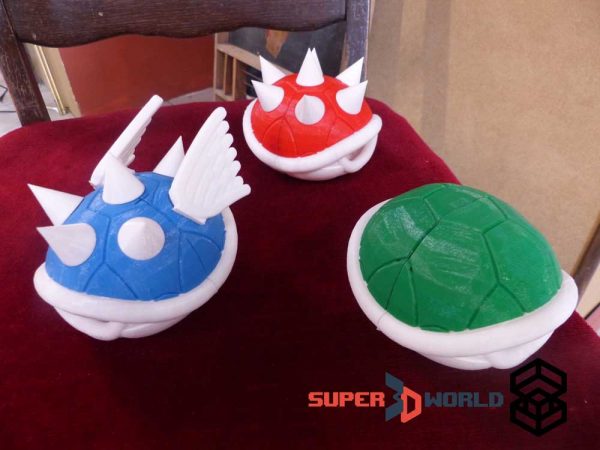 3D printed Koopa Shells (Mario Kart)