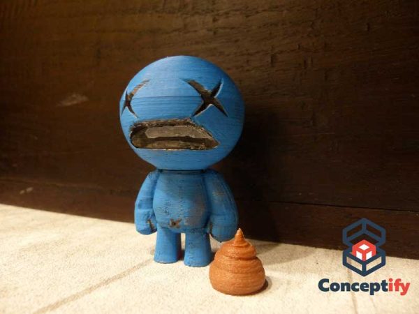 ??? (Blue Baby) figure (The binding of Isaac)