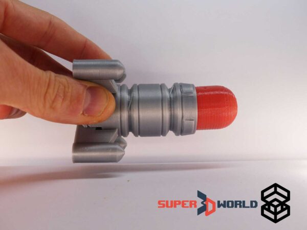 Missile Super Metroid - impression 3D Nancy